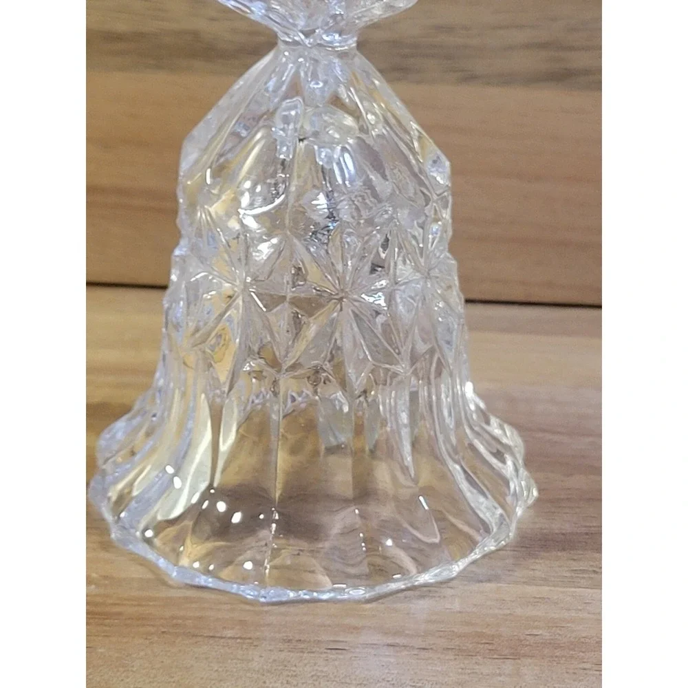 Vintage Bell 24% Lead Crystal Butterfly Bell 3